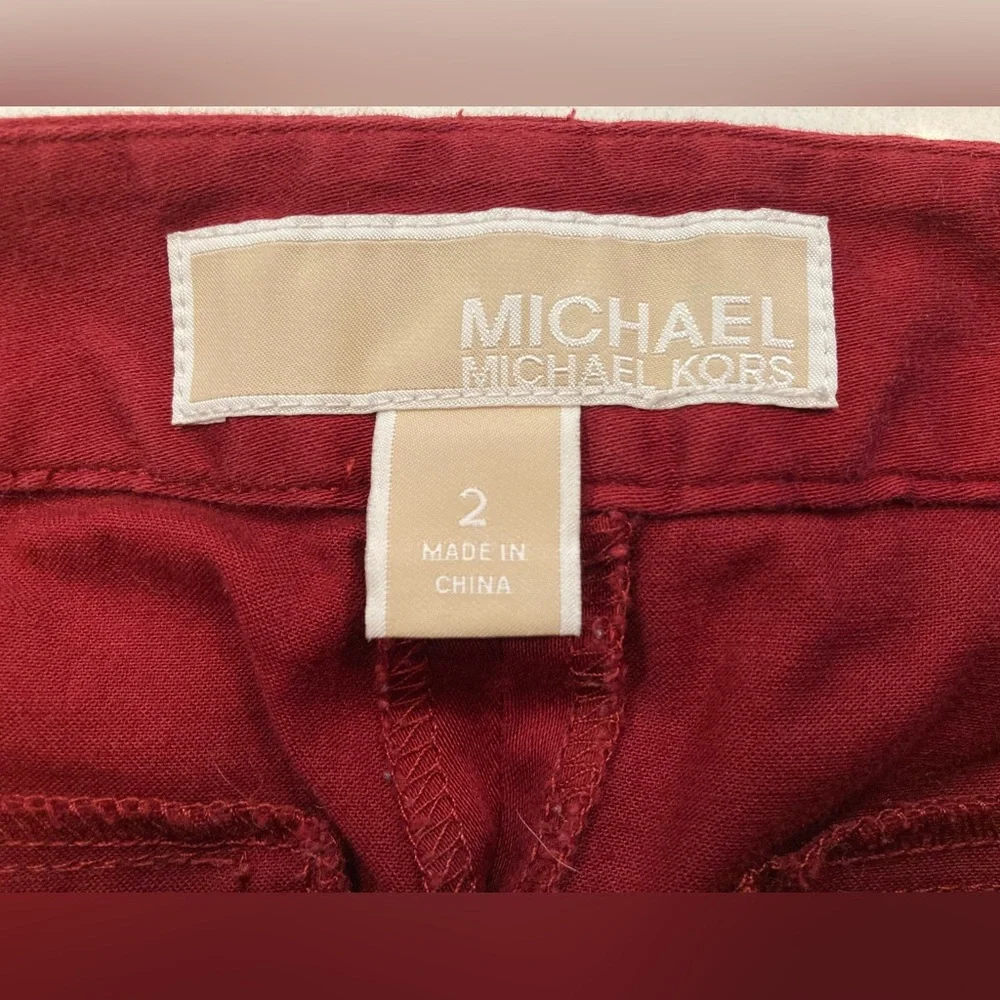 Red Michael Kors pants - Picture 3 of 4